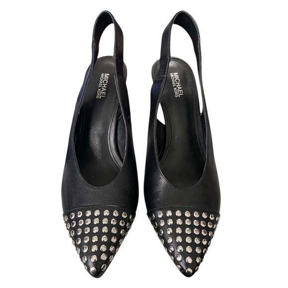 MICHAEL Michael Kors Studded Slingback Pumps - Picture 2 of 13